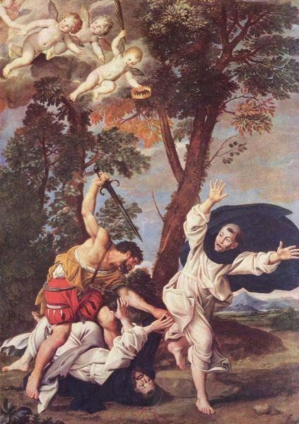 Domenico Zampieri Martyrdom of St. Peter the Martyr oil painting image